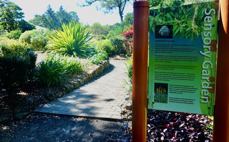 sensory garden entrance